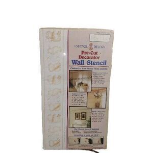 Vintage 1990 Stencil Decor Pre-Cut Wall Stencils Tick Tock Toe Teddy Bear  26633